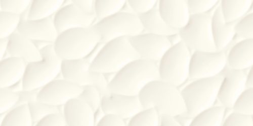 Dekorcsempe, Love Genesis Leaf White Matt 30x60 cm
