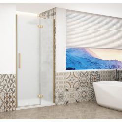   Zuhanyajtó, Sapho Trinity Gold zuhanyajtó 110 cm, matt üveg, jobbos GT1211MR-G