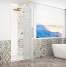 Zuhanyajtó, Sapho Trinity Gold zuhanyajtó 110 cm, matt üveg, jobbos GT1211MR-G