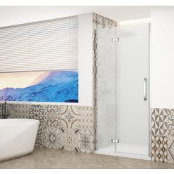   Zuhanyajtó, Sapho Trinity Chrome zuhanyajtó 120 cm, matt üveg, balos GT1212ML-CH