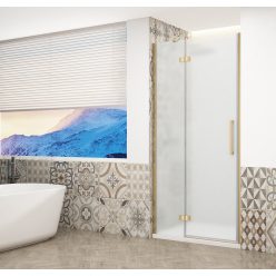   Zuhanyajtó, Sapho Trinity Gold zuhanyajtó 120 cm, matt üveg, balos GT1212ML-G