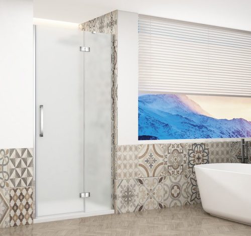 Zuhanyajtó, Sapho Trinity Chrome zuhanyajtó 120 cm, matt üveg, jobbos GT1212MR-CH