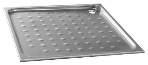 Zuhanytálca, Sapho Nofer zuhanytálca matt rozsdamentes acél 80x80x3 13052.80.S