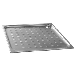   Zuhanytálca, Sapho Nofer zuhanytálca matt rozsdamentes acél 90x90x3 13052.90.S