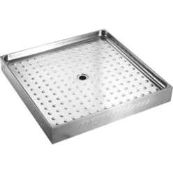   Zuhanytálca, Sapho Nofer zuhanytálca matt rozsdamentes acél 80x80x11,5 13055.2.S