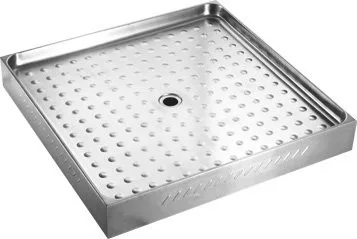 Zuhanytálca, Sapho Nofer zuhanytálca matt rozsdamentes acél 80x80x11,5 13055.2.S