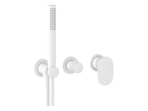 Falba süllyesztett csaptelep,Ravak Spring SG 065.10WHM.O2.+S kétutas,testtel,zuhanyszett X070575