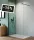 Walk-in, H2O walk-in zuhanyfal fekete profillal 70 cm