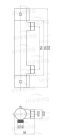 Zuhany csaptelep, Invena Slim termoszátos zuhany csaptelep, króm BT-00-S01-X