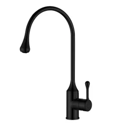   Mosogató csaptelep, Invena Pingo Black fekete, waterplating bevonattal BZ-55-L04-L