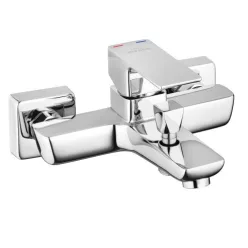   Kádtöltő csaptelep, Invena NYKS zuhanyszett nélkül, króm BW-28-001-S