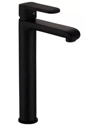 Mosdó csaptelep, Invena Siros Black magasított mosdó csaptelep, fekete BU-90-W04-A
