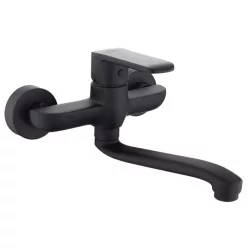   Mosdó csaptelep, Invena Siros Black mosdó csaptelep, fekete BC-90-004-A