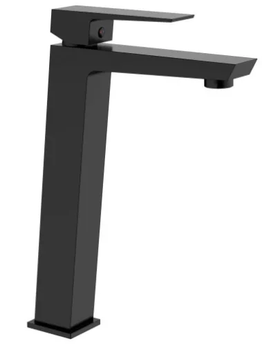 Mosdó csaptelep, Invena Paros Black magasított mosdó csaptelep, fekete BU-09-W04-A