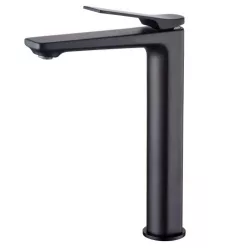   Mosdó csaptelep, Invena Neri Black magasított mosdó csaptelep, fekete BU-01-W04-L