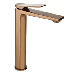   Mosdó csaptelep, Invena Neri Plus magasított mosdó csaptelep, réz BU-P1-W14-L