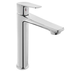   Mosdó csaptelep, Invena Dokos magasított mosdó csaptelep, króm BU-19-W01-V