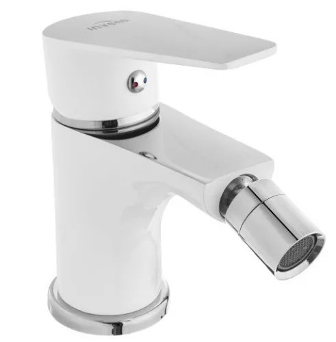 Bidé csaptelep, Invena Dokos bidé csaptelep, fehér-króm BB-19-002-V