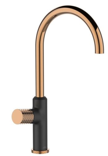 Mosogató csaptelep, Invena Moonlight mosogató csaptelep fekete/rose gold BZ-77-014-V