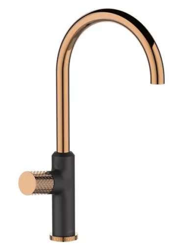 Mosogató csaptelep, Invena Moonlight mosogató csaptelep fekete/rose gold BZ-77-014-V
