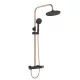 Zuhanyszett, Invena Moonlight zuhanyszett fekete/rose gold AU-77-014-V