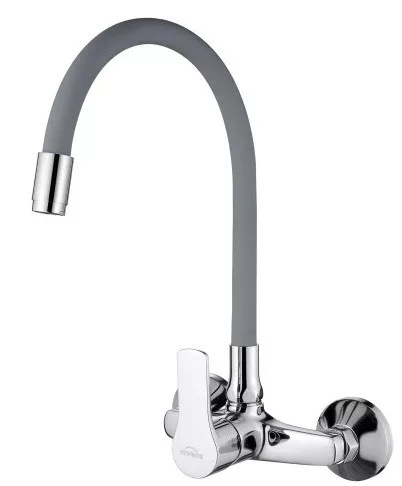 Mosogató csaptelep, Invena Verso mosogató csaptelep, szürke BC-82-E5S-L
