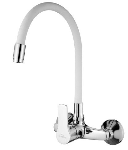 Mosogató csaptelep, Invena Verso mosogató csaptelep, fehér BC-82-E2S-L