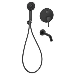   Falba süllyesztett csaptelep, Invena Dafni kádtöltő csaptelep, fekete BS-88-W04-A