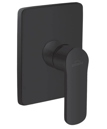 Falba süllyesztett csaptelep, Invena Siros egyfunkciós, fekete BP-90-4K1-A