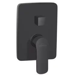   Falba süllyesztett csaptelep, Invena Siros kétfunkciós, fekete BP-90-4K2-A