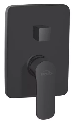 Falba süllyesztett csaptelep, Invena Siros kétfunkciós, fekete BP-90-4K2-A