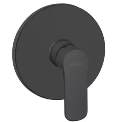   Falba süllyesztett csaptelep, Invena Siros egyfunkciós, fekete BP-90-4O1-A