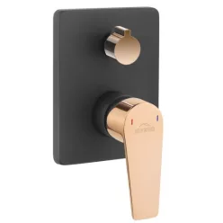   Falba süllyesztett csaptelep, Invena Midnight Invena Trend, fekete/rose gold BP-35-002-V