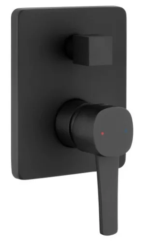 Falba süllyesztett csaptelep,Invena Glamour Invena Trend kétfunkciós csaptelep,fekete BP-02-4K2-V