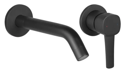 Falba süllyesztett csaptelep, Invena Glamour Invena Trend mosdó csaptelep, fekete BP-02-U04-V