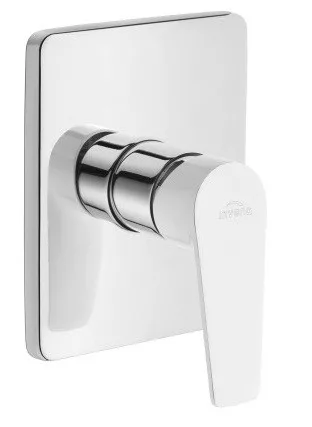 Falba süllyesztett csaptelep, Invena Dokos egyfunkciós csaptelep, króm BP-19-BK1-A