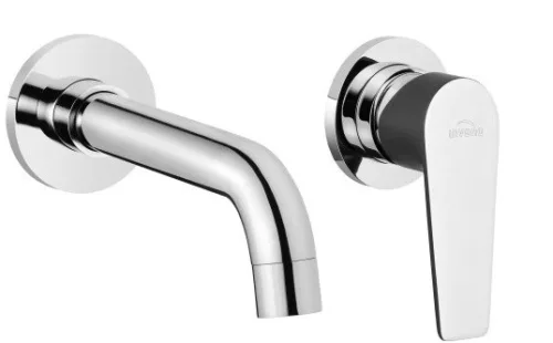 Falba süllyesztett csaptelep, Invena Dokos mosdó csaptelep, grafit BP-19-U05-A