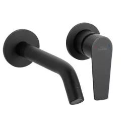   Falba süllyesztett csaptelep, Invena Dokos mosdó csaptelep, fekete BP-19-U04-A