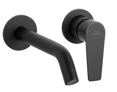 Falba süllyesztett csaptelep, Invena Dokos mosdó csaptelep, fekete BP-19-U04-A