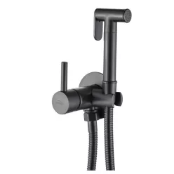   Falba süllyesztett csaptelep, Invena bidé csaptelep, fekete BP-00-B04-L