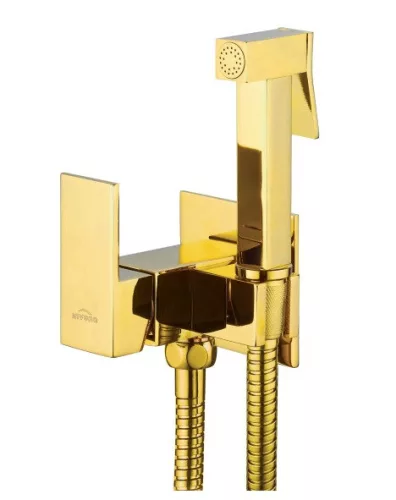 Falba süllyesztett csaptelep, Invena Chrome bidé csaptelep, arany BP-K0-B09-L
