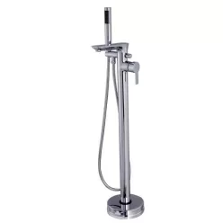  Kádtöltő csaptelep, Invena Glamour Invena Trend zuhanyszettel, króm BW-02-W01-V