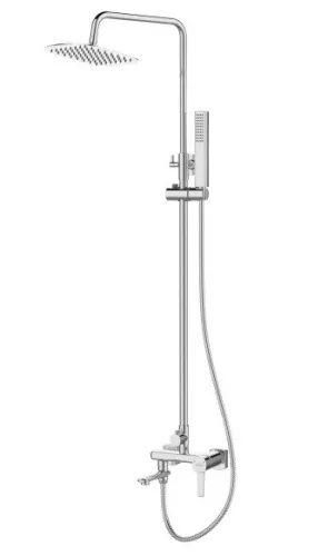 Zuhanyszett, Invena Glamour Invena Trend zuhanyszett, csapteleppel, króm AU-05-B01-V