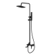 Zuhanyszett, Invena Glamour Invena Trend zuhanyszett, csapteleppel, fekete AU-05-B04-V
