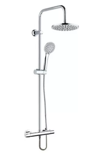 Zuhanyszett, Invena Esla termosztatikus csapteleppel, króm AU-94-D01-C