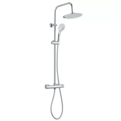   Zuhanyszett, Invena Dokos termosztatikus csapteleppel, króm AU-84-001-X