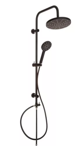 Zuhanyszett, Invena Black zuhanyszett csaptelep nélkül, fekete AU-03-D04-C