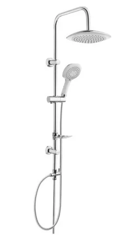 Zuhanyszett, Invena Elea zuhanyszett csaptelep nélkül, króm AU-13-001-C