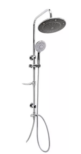 Zuhanyszett, Invena Socho zuhanyszett csaptelep nélkül, króm AU-59-001-C