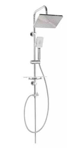 Zuhanyszett, Invena NYKS zuhanyszett csaptelep nélkül, króm AU-32-001-G